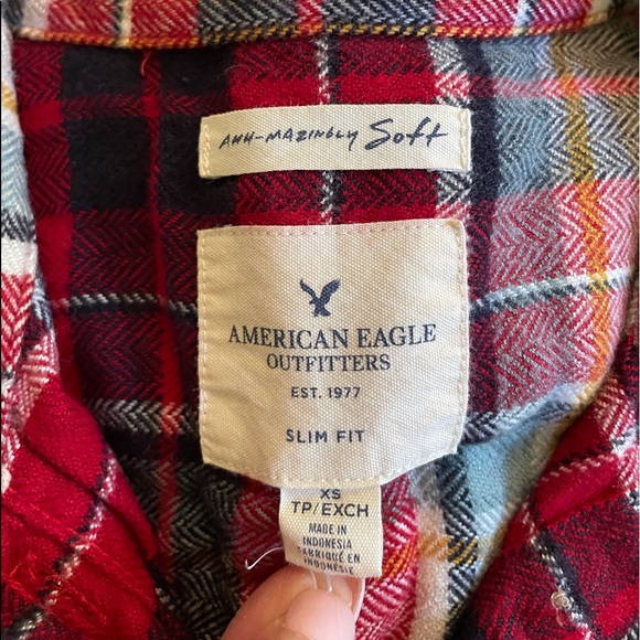 AEO ahh-mazingly soft flannel shirt size XS - Picture 4 of 8